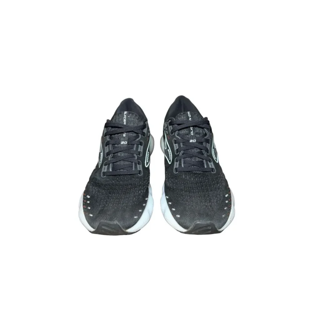 Women’s Brooks Black Running Shoe with White Midsole and Coral size 10.5